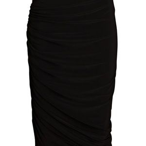 Alice and Olivia Ruched Midi Skirt